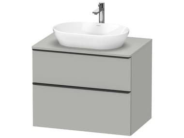 Duravit D-neo 32'' Concrete Gray Matt Wall Mount Vanity - 1 Drawer/1 pull out compartment DURDE49670BD070000
