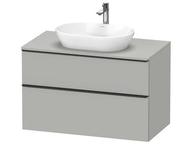 Duravit D-neo 40'' Concrete Gray Matt Wall Mount Vanity - 1 Drawer/1 pull out compartment DURDE49680BD070000