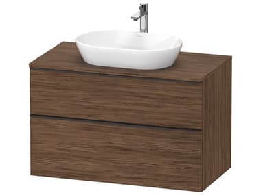 Duravit D-neo 40'' Walnut (dark) Matt Wall Mount Vanity - 1 Drawer/1 pull out compartment DURDE49680BD210000
