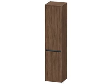Duravit Ketho.2 16'' Walnut (Dark) Matt Wall-Mounted Cabinet - Left-Hand Hinge DURK21329L21210000