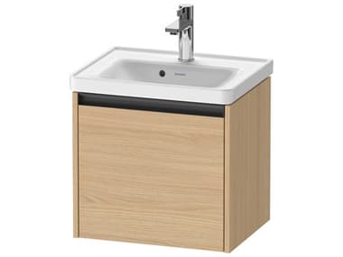 Duravit Ketho.2 item 19" Natural Oak Matt Wall-Mounted Vanity Unit DURK25080030300000
