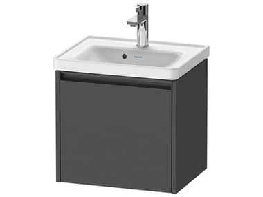 Duravit Ketho.2 item 19" Graphite Matt Wall-Mounted Vanity Unit DURK25080049490000