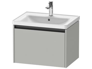Duravit Ketho.2 item 25" Concrete Gray Matt Wall-Mounted Vanity Unit DURK25082007070000