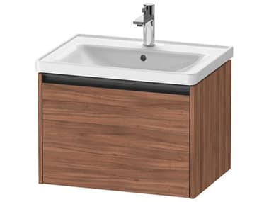 Duravit Ketho.2 item 25" Walnut Matt Wall-Mounted Vanity Unit DURK25082079790000