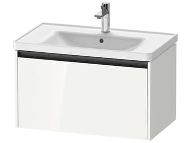 Duravit Ketho.2 item 31" White High Gloss Wall-Mounted Vanity Unit DURK25083022220000