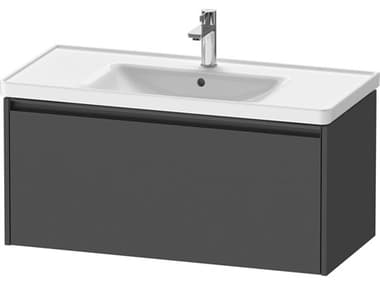 Duravit Ketho.2 item 39" Graphite Matt Wall-Mounted Vanity Unit DURK25084049490000