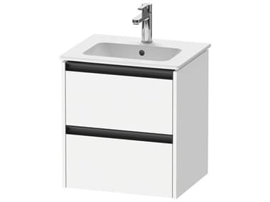 Duravit Ketho.2 item 20" Two Drawer White Matt  Wall-Mounted Vanity Unit DURK25261018180000