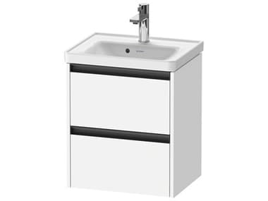 Duravit Ketho.2 item 19" Two Drawer White Matt  Wall-Mounted Vanity Unit DURK25280018180000