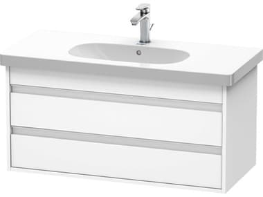 Duravit Ketho 39'' Two Drawers White Matt Wall-Mounted Vanity Unit DURKT664801818