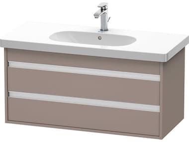 Duravit Ketho 39'' Two Drawers  Bassalt Matt Wall-Mounted Vanity Unit DURKT664804343