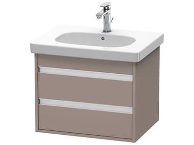 Duravit Ketho 24'' Two Drawers Bassalt Matt Wall-Mounted Vanity Unit DURKT665004343