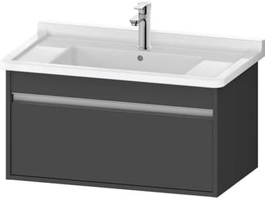 Duravit Ketho 32'' One Drawer Graphite Matt Wall-Mounted Vanity Unit DURKT666404949