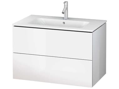Duravit L-cube 32'' White High Gloss Wall-Mounted Vanity -  Sink included DURLC000902222