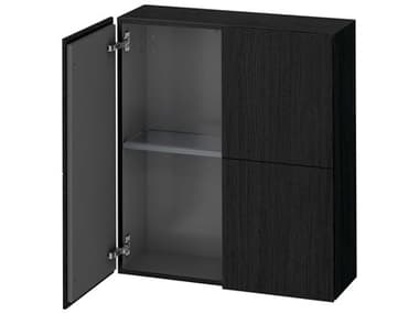 Duravit L-cube 28'' Black Oak Matt Wall-Mounted Cabinet DURLC116701616
