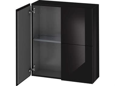 Duravit L-cube 28'' Black High Gloss Wall-Mounted Cabinet DURLC116704040