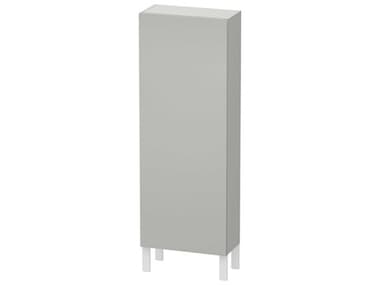 Duravit L-cube 20'' Concrete Gray Matt Wall-Mounted Cabinet - Left-Hand Hinge DURLC1169L0707