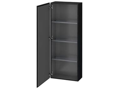 Duravit L-cube 20'' Black Oak Matt Wall-Mounted Cabinet - Left-Hand Hinge DURLC1169L1616