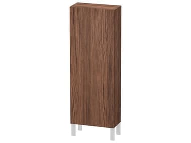 Duravit L-cube 20'' Walnut (Dark) Matt Wall-Mounted Cabinet - Left-Hand Hinge DURLC1169L2121