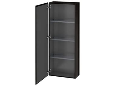 Duravit L-cube 20'' Black High Gloss Wall-Mounted Cabinet - Left-Hand Hinge DURLC1169L4040