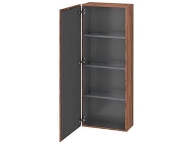 Duravit L-cube 20'' Walnut Matt Wall-Mounted Cabinet - Left-Hand Hinge DURLC1169L7979