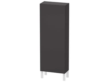 Duravit L-cube 20'' Graphite Super Matt Wall-Mounted Cabinet - Left-Hand Hinge DURLC1169L8080