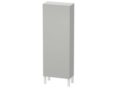 Duravit L-cube 20'' Concrete Gray Matt Wall-Mounted Cabinet - Right-Hand Hinge DURLC1169R0707