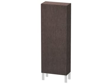 Duravit L-cube 20'' Dark Brushed Oak Matt Wall-Mounted Cabinet - Right-Hand Hinge DURLC1169R7272