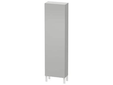 Duravit L-cube 20'' Concrete Gray Matt Wall-Mounted Cabinet - Left-Hand Hinge DURLC1171L0707