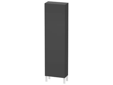 Duravit L-cube 20'' Graphite Matt Wall-Mounted Cabinet - Left-Hand Hinge DURLC1171L4949