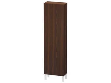 Duravit L-cube 20'' Walnut (Brushed) Matt Wall-Mounted Cabinet - Left-Hand Hinge DURLC1171L6969