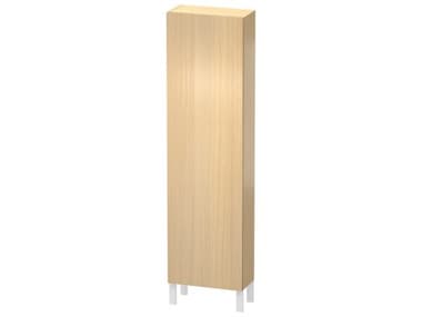 Duravit L-cube 20'' Mediterranean Oak Matt Wall-Mounted Cabinet - Left-Hand Hinge DURLC1171L7171