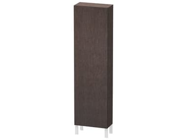 Duravit L-cube 20'' Dark Brushed Oak Matt Wall-Mounted Cabinet - Right-Hand Hinge DURLC1171R7272