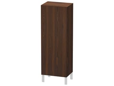 Duravit L-cube 20'' Walnut (Brushed) Matt Wall-Mounted Cabinet - Left-Hand Hinge DURLC1179L6969