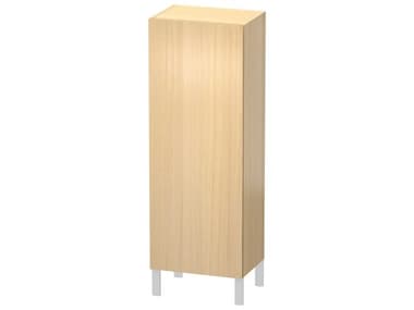 Duravit L-cube 20'' Mediterranean Oak Matt Wall-Mounted Cabinet - Left-Hand Hinge DURLC1179L7171