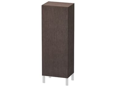 Duravit L-cube 20'' Dark Brushed Oak Matt Wall-Mounted Cabinet - Left-Hand Hinge DURLC1179L7272