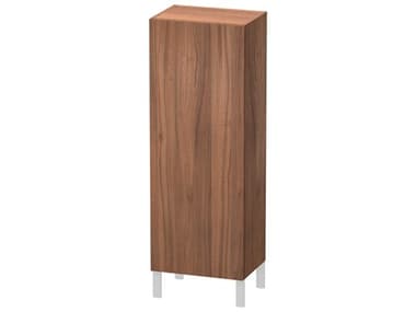 Duravit L-cube 20'' Walnut Matt Wall-Mounted Cabinet - Left-Hand Hinge DURLC1179L7979