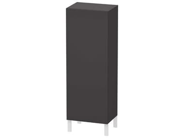 Duravit L-cube 20'' Graphite Super Matt Wall-Mounted Cabinet - Right-Hand Hinge DURLC1179R8080