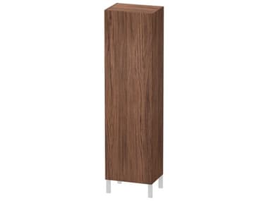 Duravit L-cube 20'' Walnut (Dark) Matt Wall-Mounted Cabinet - Left-Hand Hinge DURLC1181L2121