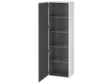 Duravit L-cube 20'' White High Gloss (Lacquer) Wall-Mounted Cabinet - Left-Hand Hinge DURLC1181L8585