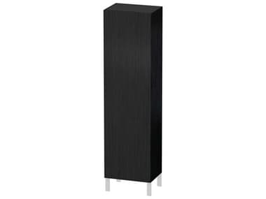Duravit L-cube 20'' Black Oak Matt Wall-Mounted Cabinet - Right-Hand Hinge DURLC1181R1616