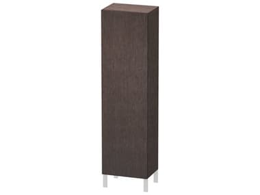 Duravit L-cube 20'' Dark Brushed Oak Matt Wall-Mounted Cabinet - Right-Hand Hinge DURLC1181R7272