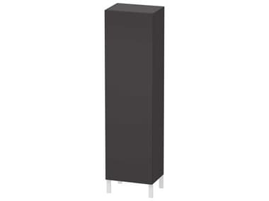 Duravit L-cube 20'' Graphite Super Matt Wall-Mounted Cabinet - Right-Hand Hinge DURLC1181R8080