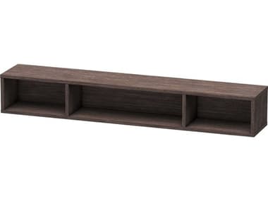 Duravit L-cube 32'' Dark Brushed Oak Matt Open Accent DURLC120007272