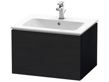 Duravit L-cube 24'' Black Oak Matt Wall-Mounted Vanity Unit DURLC614001616