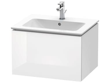 Duravit L-cube 24'' White High Gloss Wall-Mounted Vanity Unit DURLC614002222