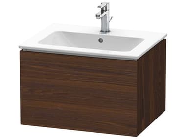 Duravit L-cube 24'' Walnut (Brushed) Matt Wall-Mounted Vanity Unit DURLC614006969
