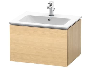 Duravit L-cube 24'' Mediterranean Oak Matt Wall-Mounted Vanity Unit DURLC614007171