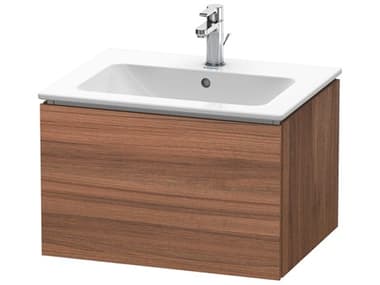 Duravit L-cube 24'' Walnut Matt Wall-Mounted Vanity Unit DURLC614007979