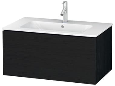 Duravit L-cube 32'' Black Oak Matt Wall-Mounted Vanity Unit DURLC614101616