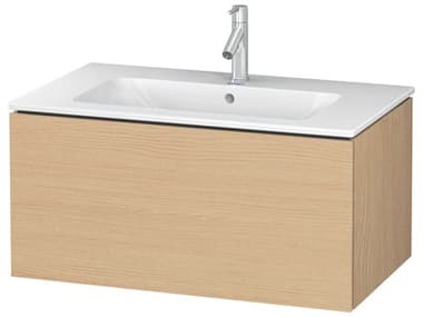 Duravit L-cube 32'' Natural Oak Matt Wall-Mounted Vanity Unit DURLC614103030